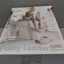 Jool Baby Potty Training Seat with 2 Step Ladder for Toddlers - Splash Guard, Adjustable Height (Gray)