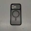 TOCOL for iPhone 17 Pro Max Phone Case, Compatible with Magsafe, Full Camera Protection, Built-in Magnetic Ring, Translucent Matte for iPhone 17 Pro Max Case 6.9 inch (Black)