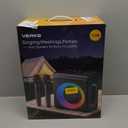 Karaoke Machine with 2 Wireless Rechargeable Microphones: Portable Bluetooth Speaker for Adults & Kids - PA System with Lights Supports TWS/TF Card/USB/AUX for Home Party