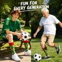 3 x BISOUSOX Mens Funny Soccer Socks, Crazy Silly Mens Dress Socks Game World Cup Novelty Gift for Birthday, Father’s Day
