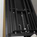 Standing Desk Converter Adjustable Height,Keyboard Riser for Stand Up Desk Riser,Computer Keyboard Stand for Desktop,Ergonomic Sit Stand Computer Workstations Black Size 23.6 Inch