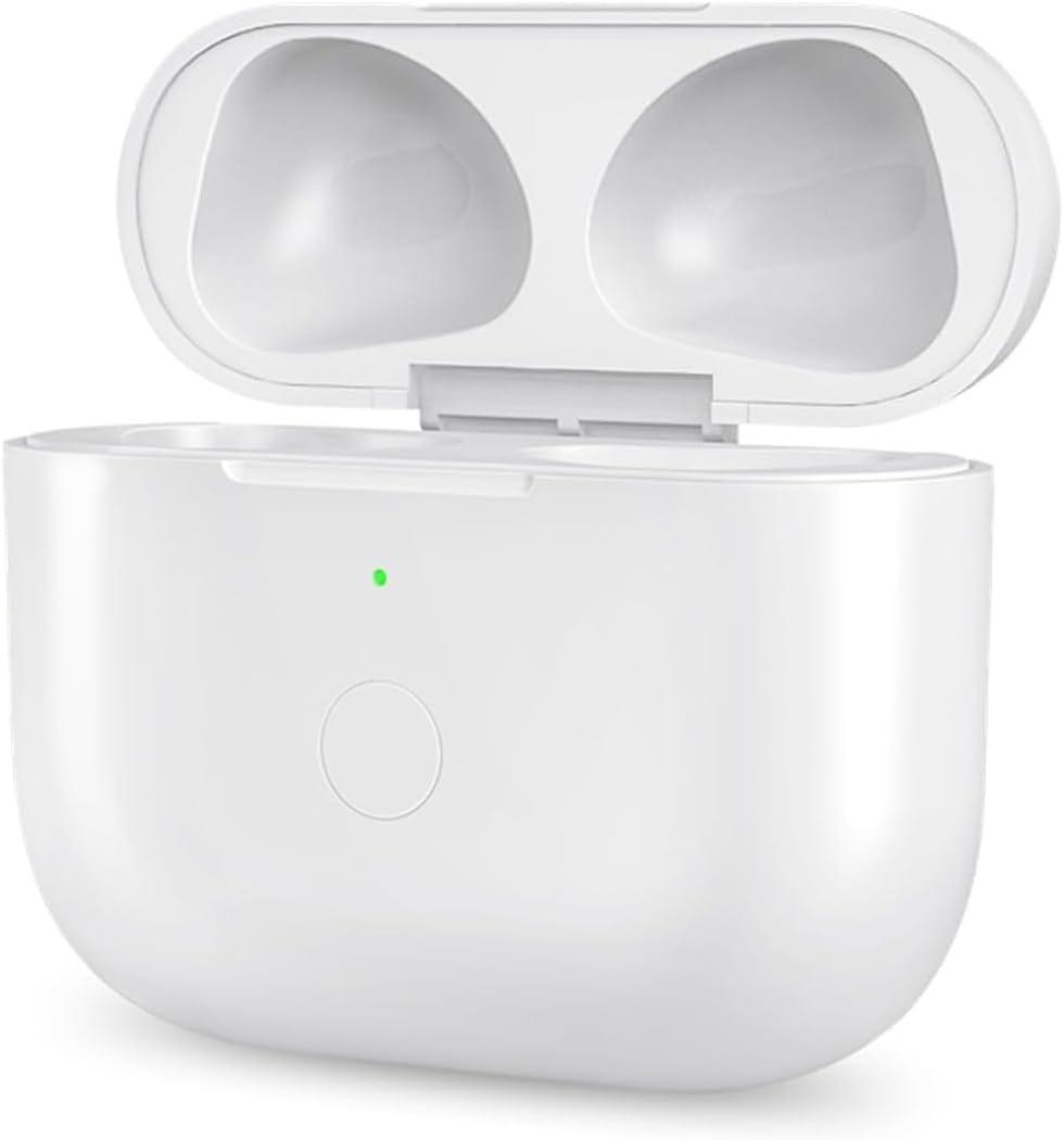 CIVPOWER Updated Charging Case Replacement Compatible with Air Pods 3rd Generation, Wireless Air Pods 3 Charger Case with Pairing Sync Button Without Earbuds, White