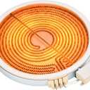 Upgraded WB30X24111 9-In Dual Range Radiant Surface Element Compatible with GE Hot-Point, WB30T10133 Dual Surface Burner Element Replaces WB30T10133 AP5989975 4465256