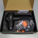 TOLOCO Massage Gun, Deep Tissue Back Massage for Athletes for Pain Relief, Percussion Massager with 10 Massages Heads & Silent Brushless Motor, Valentines Day Gifts for Him Her, Black