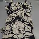 CHICME Summer Dresses for Women 2026 Sleeveless Casual Boho Maxi Dress Square Neck Cut Out Floral A Line Dress, Size Medium