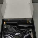 5 in ONE Hair Dryer Brush, Blow Dryer Curling Wand Hair Styling Tools Set, Ionic Hot Air Brush Round Brush Blow Dryer, Left&Right Styler 100-120V (Black)