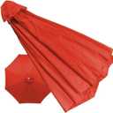 Replacement Canopy Top, Market Patio Umbrella Canopy 6 Ribs/8 Ribs Canopy Replacement Cover,2.0m/2.7m/3.0m Replacement Canopy Cover Outdoor Garden Parasol Top Fabric(D,3m 6ribs)