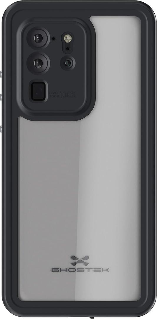 Ghostek NAUTICAL slim S20 Ultra Waterproof Case Screen and Camera Lens Protector Built-In Heavy Duty Shockproof Protection Phone Covers Designed for 2020 Samsung Galaxy S20 Ultra 5G (6.9 Inch) (Clear)