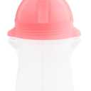 Munchkin Any Angle Weighted Toddler Straw Cups with Click Lock Lid, 10 Ounce, Pink