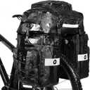 Rhinowalk Bike Pannier Bag Set for Bicycle Cargo Rack Saddle Bag Shoulder Bag Laptop Pannier Rack Bicycle Bag Professional Cycling Accessories 3 in 1