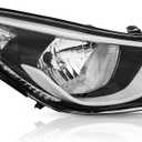 TODO Headlight Assembly Compatible with Hyundai Elantra Passenger RH 2014-2016 Right Side USA-BUILT