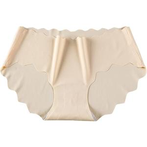 LIUguoo Women’s Seamless Hipster Underwear No Show Stretchy Panties Invisible Ice Silk Stretch Bikini Underwears for Women