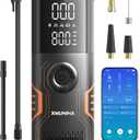 Tire Inflator Portable Air Compressor - Smart APP Control Bike Pump, All-in-One Storage Air Pump for Car Tires, 150PSI Tire Pump with Digital Gauge, Cordless Pump for Car, Motorcycles, Bikes, Balls