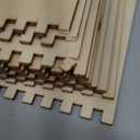 Minatee 18 Pcs Beginners Wooden Loom Notched Weaving Loom Basket Weaving Tools for Kids Adult Art Craft Activity Jewelry Motor Skills Crochet Knitting Sewing Teaching Educational, 6 x 9 in