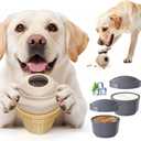 Dog Frozen Treat Toy, Long-Lasting Chew Toy for Aggressive Chewers, Fillable & Freezable Interactive Enrichment Toy for Mental Stimulation