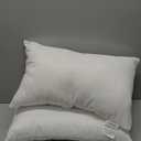 EDOW Throw Pillow Inserts, Set of 2 Lightweight Down Alternative Polyester Pillow, Couch Cushion, Sham Stuffer, Machine Washable. (White, 12x20)