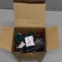 Brizled Red & White Christmas Lights, 33ft 100 LED Christmas Tree Lights, 120V UL Listed Mini String Lights Connectable, Plugin LED Xmas Lights, Indoor Christmas Lights for Outdoor Party Home Decor