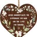 2026 Thank You Christmas Ornament - Appreciation Gift for Women - Thank You Gift for Coworker, Friend, Teacher, Boss, Employee,Christmas Ornament