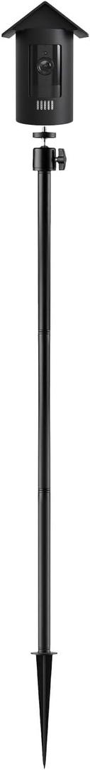 Camera Ground Stake Mount for for Ring Stick Up Cam Battery HD Security Camera, Metal Spike Pole Mount with Weatherproof Silicone Case for for Ring Stick Up Cam (3rd Generation)