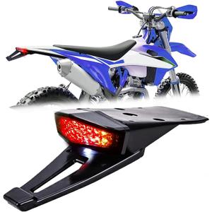 DREAMIZER Rear Fender Black 12V LED Tail Light Brake Lamp Turn Signals For Off-road Motorcycle Motocross Dirt BikeBlack#3