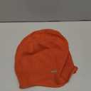 jaxmonoy Slouchy Knit Beanie Hat for Women Winter Soft Warm Ladies Laightweight Slouch Knitted Skull Beanies Cap (Orange)