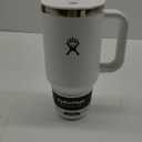 Hydro Flask 32 Oz Travel Tumbler with Handle, Lid and Straw - Insulated Stainless Steel in White