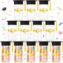 36 Pcs Graduation Party Supplies Graduation Cap Candy Jars Set for Kindergarten Cute Plastic Container with Gold Tassel and Bow Fillable Candy Jar for Craft DIY Gifts Congrats Graduate Party Favor