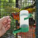 Alipis Automatic Water Dispenser for Birds Pet Parrots Pigeon Drinker 3.34X2.75X1.57In Sturdy Hanging Bird Water Bottle Feeder for Cage Use