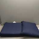 Arden Outdoor Dining Chair Cushion, 21 x 21, Rain-Proof, Fade Resistant 21 x 21, Sapphire Blue Leala