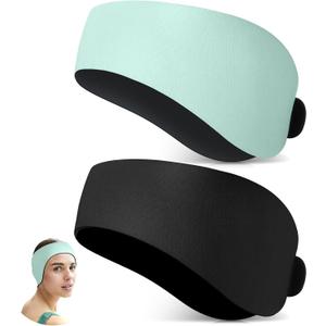 2 Pairs Swimming Headbands Adjustable Water Headbands for Adults Waterproof Safety Earplugs Swimming Earband Protectors for Pool, Surfing, Diving and Water Sports (Mint, Black) 2 Pairs Swimming Headbands Adjustable Water Headbands for Adults Waterproof Safety Earplugs Swimming Earband Protectors for Pool, Surfing, Diving and Water Sports (Mint, Black)