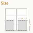 jinchan Floral Kitchen Curtains for Windows 24 Inch Linen Tier Farmhouse Cafe Curtains Country Botanic Small Window Rod Pocket Rustic Flax for Laundry Bathroom RV 2 Panels Blue on Beige