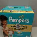 Pampers Swaddlers Diapers, Size 0 (up to 10 lbs), 140 Count, Absorbent, Keeps Baby Dry and Comfortable, Skin Safe Disposable Baby Diaper