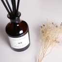 WEALD TRIBE Flower Reed Diffuser Set Clean White Linen Scent for Bathroom Air Fresheners | 4.0 fl oz Essential Oils with Sticks Home Fragrance Defusers | House Bedroom Office Shelf Decor & Gift
