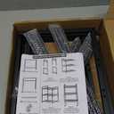 3D Printer Filament Storage Rack, Heavy Duty Metal Cart for 36 Spools | 3-Tier Rolling Filament Rack with Wheels for Workshops, Studios, and Offices | Storage Organizer for PLA, ABS, TPU Filaments (Black)