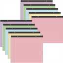 Yaridar (10 Pads 11" x 9.5" Legal Pads College Ruled Notepad, Colored Lined Paper Pads, 50 Sheets/Pad, Colors Pastel Writing Pads for School Office