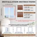 Wood Blinds for Indoor Windows, 2" Slats Solid Wood Blackout Blinds