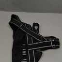 SlowTon No Pull Dog Harness - Heavy Duty Dog Harness and Leash Set for Medium Large Dogs, Reflective Tactical Harness with Soft Padded and Front Clip for Easy Walk and Training (Black L)