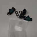 JUSONEY Shut Off Valve, Water Hose Turn Off Valve Garden Hose Connector Set with Rubber Gaskets (12PCS)+Leak-Free Ball Valve (4PCS) Standard 3/4" Thread