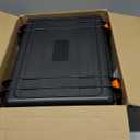 Sturdy Starlink Mini Case, Precision Cut Foam Protects Starlink Mini Accessories, Ideal for RV Travel & Outdoor Use (Black And Orange)