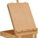 Tabletop Art Easel for Painting, Premium Wooden Sketchbox, Portable Desktop Painting Easel for Student Artist Beginner