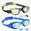 EverSport Kids Swim Goggles, Pack of 2 Swimming Goggles for Children Teens, Anti-Fog Anti-UV Youth Swim Glasses for Age4-16