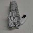 Deepsoon Heating Pad,Electric Heating Pads for Back,Neck,Abdomen,Moist Heating Pad for Shoulder,Knee,Arms,Legs,Dry/Moist Heat & Auto Shut Off,Birthday Gifts for Men and Women,Light Gray,24x12 Inch