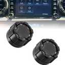 RYANSTAR RACING Radio Knobs Replacement for Toyota Tacoma V1 2020-2023 2 Pack 3rd Gen Tacoma Interior Accessories Upgraded Knobs
