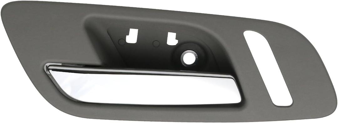 APPERFiT Interior Door Handle w/Hole for Heated Seats for Front Door Left Driver Side Gray Compatible with 2008-2014 Chevy Chevrolet Avalanche Suburban Tahoe, GMC Yukon Door Panel Parts (Size B -FL)