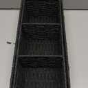 DULLEMELO Toilet Paper Basket for Organizing, Paper Rope Bathroom Baskets, Decorative Storage Bins for Countertop Bathroom Shelves, Set of 2,Black