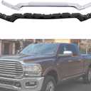 Front Upper Grille Grill Molding Compatible with Dodge Ram 2500 3500 2019 2020 2021 2022 2023 2024 2025 (Chrome)