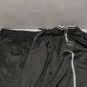 Men's 2 Pieces Athletic Tracksuit Full-Zip Workout Sweatsuit with Active Jackets and Pants (Large, Black)