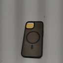 Miracase Magnetic for iPhone 14 Case 6.1 inch (Compatible with MagSafe)with 2X Screen Protectors Military-Grade Protection, Anti-Fingerprint Translucent Matte Phone Case Cover, Black