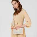 KKXIU Crossbody Bags for Women - Top Handle Purses for Lady, Leather Handbags Shoulder Clutch with Adjustable Shoulder Strap