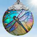 Dragonfly Christmas Ornaments - Home Decor and Tree Decorations - Gifts for Dragonfly Lovers